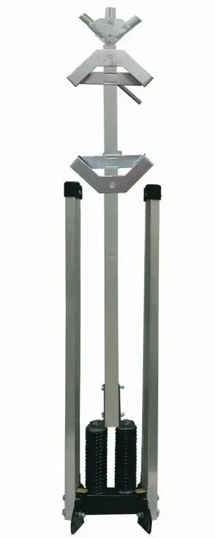Plasticade Heavy Duty Double Spring Sign Stand for Rigid Signs 36 & 48, Aluminum