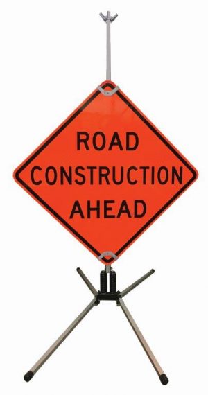 Heavy Duty Double Spring Sign Stand for Rigid Signs