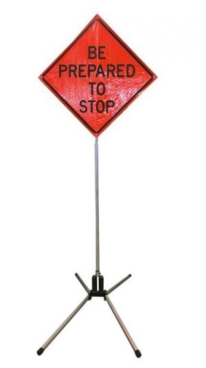 Tall Double Spring Sign Stand